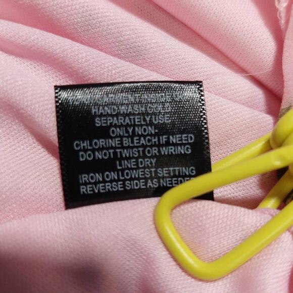 TRIXXI SZ S pink floral spring ruffle short sleeve romper NWT B88 - Picture 7 of 7